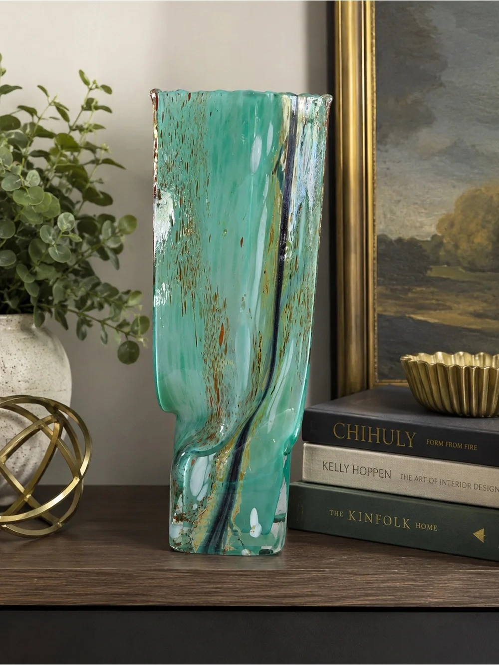 Bohemian Czech Art Glass Vase – Made in Czech Republic